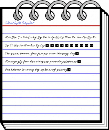 Shearlight Regular Font