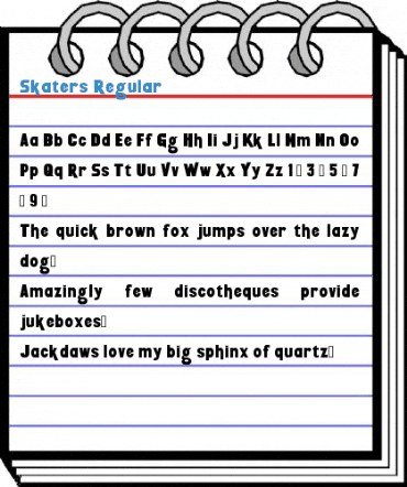 Skaters Regular Font