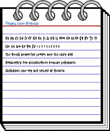 Snoopii Losee Regular Font