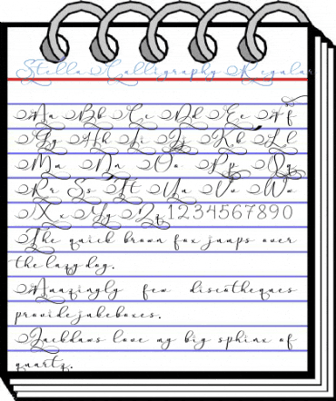 Stella Calligraphy Regular Font