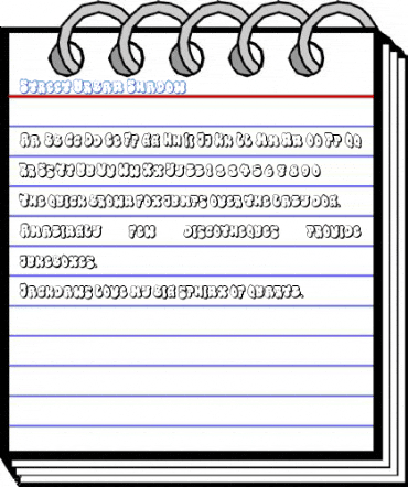Street Urban Shadow Font
