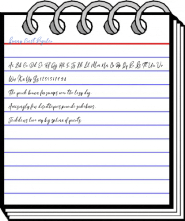 Sunny Coast Regular Font