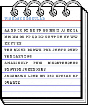 Viscosus Regular Font
