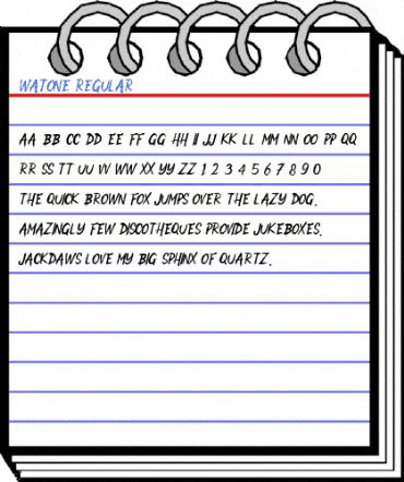 Watone Regular Font