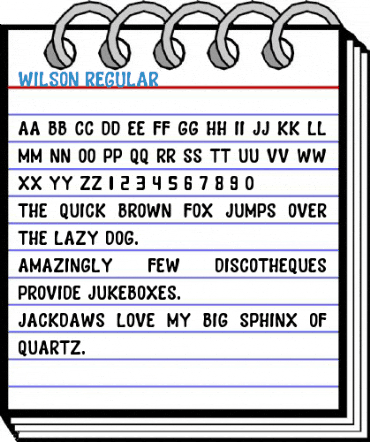 wilson Regular Font