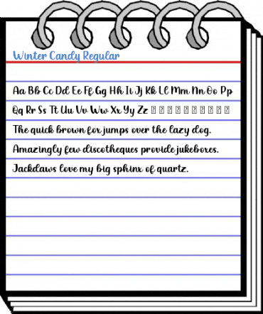 Winter Candy Regular Font