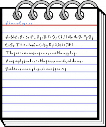 Admara Regular Font