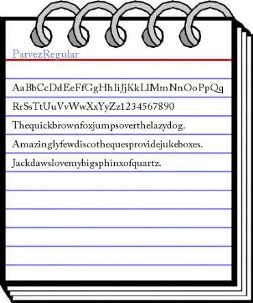 Parvez Regular Font