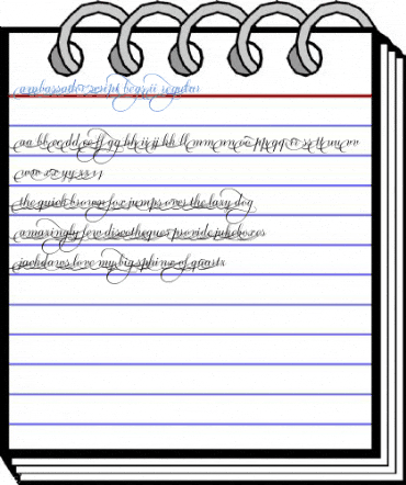 Ambassador Script Begs II Regular Font