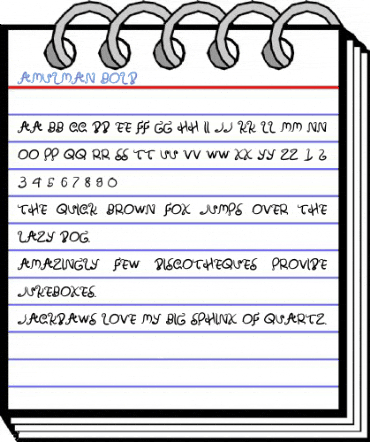 Amulman Bold Font