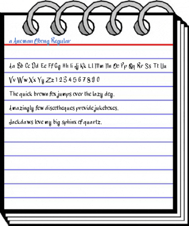 a Anoman Obong Regular Font