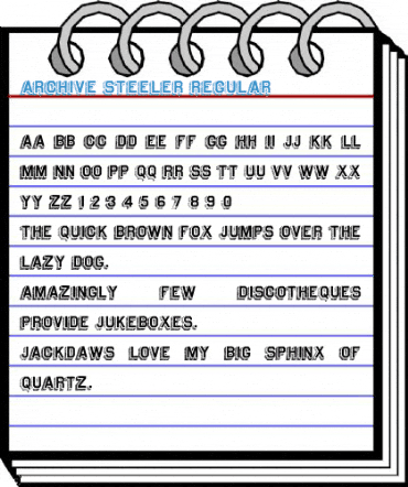 Archive Steeler Regular Font