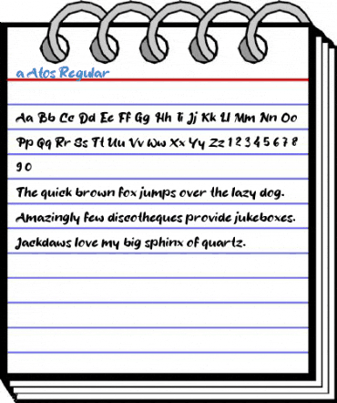 a Atos Regular Font