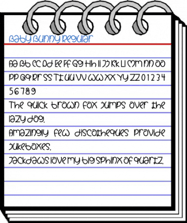 Baby Bunny Regular Font