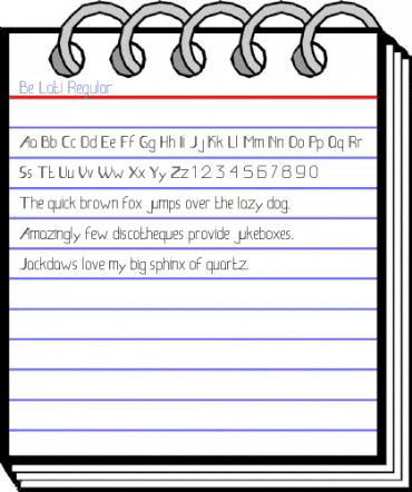 Be Lati Regular Font