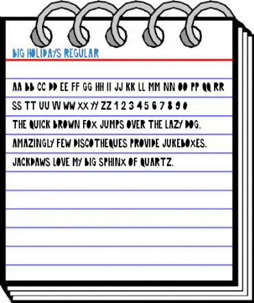 Big Holidays Regular Font