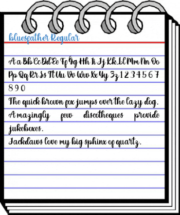 bluesfather Regular Font