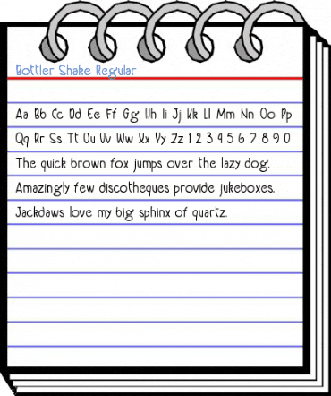 Bottler Shake Regular Font
