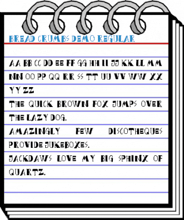 Bread Crumbs DEMO Regular Font