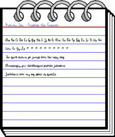 Browny Joy - Personal Use Regular Font