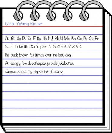 Candy Yefumy Regular Font