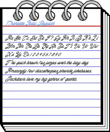 Charlotte Italic Regular Font