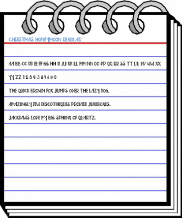Christmas Honeymoon Regular Font