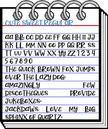 Cute Sweet Regular Font