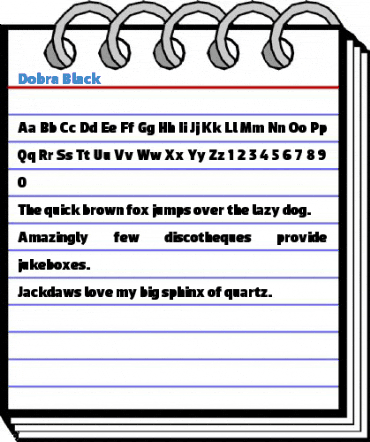 Dobra Black Font
