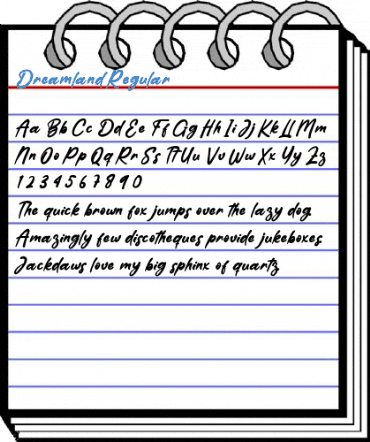 Dreamland Regular Font