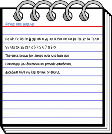 Fishing Trick Regular Font