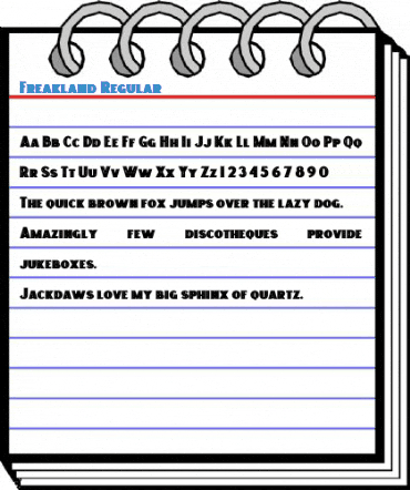 Freakland Regular Font