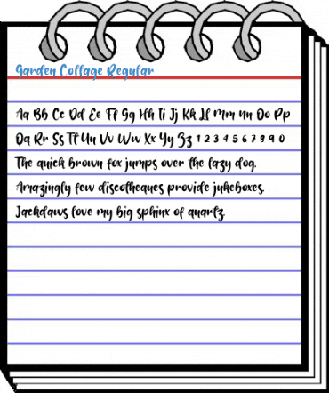 Garden Cottage Regular Font