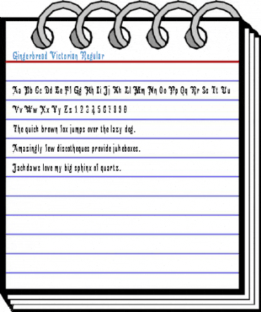 Gingerbread Victorian Regular Font