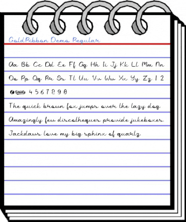 GoldRibbon Demo Regular Font