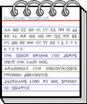 Hairline Regular Font