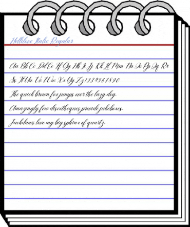 Hellilove Italic Regular Font