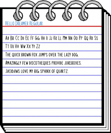 Hello Dreamer Regular Font