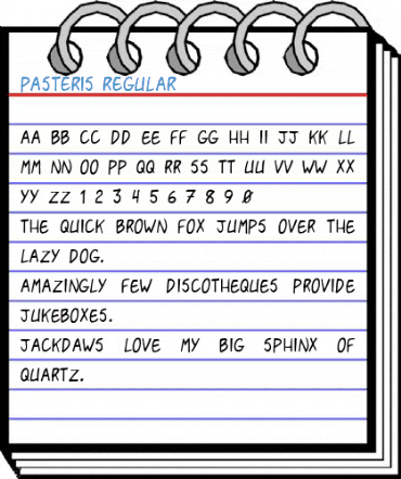Pasteris Regular Font