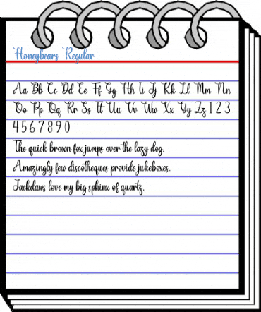 Honeybears Regular Font