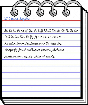 HT Osteria Regular Font