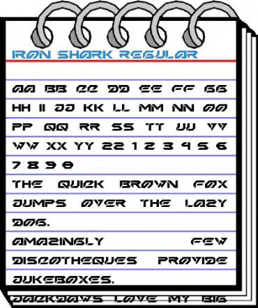 Iron Shark Regular Font