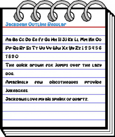 Jackdean Outline Regular Font