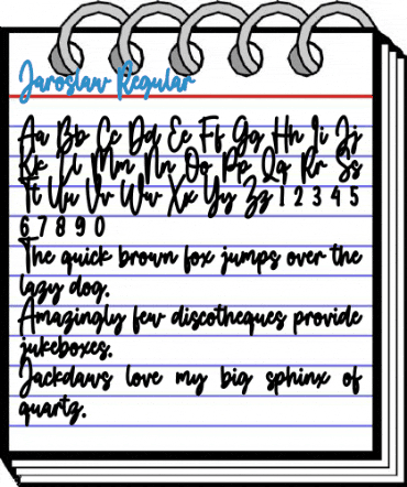 Jaroslaw Regular Font