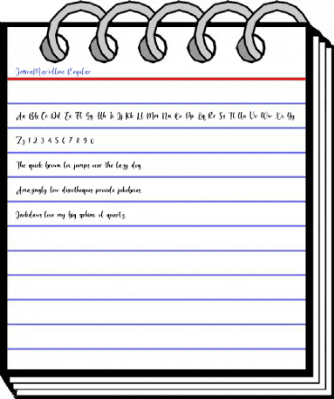 JessicaMariolline Regular Font