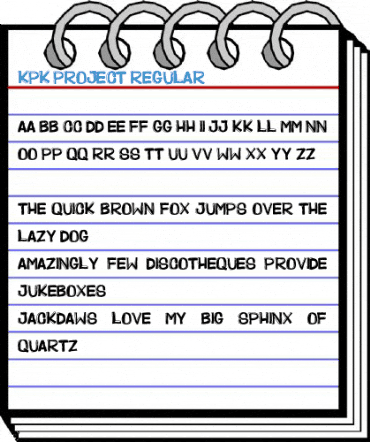 KPK Project Regular Font