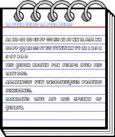 La Pica Demo La Pica Demo Font