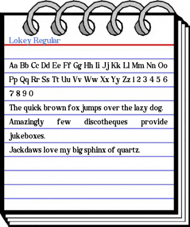 Lokey Regular Font