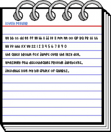 Lovely Regular Font