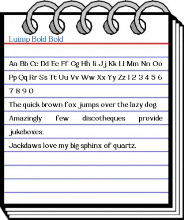 Luimp Bold Bold Font
